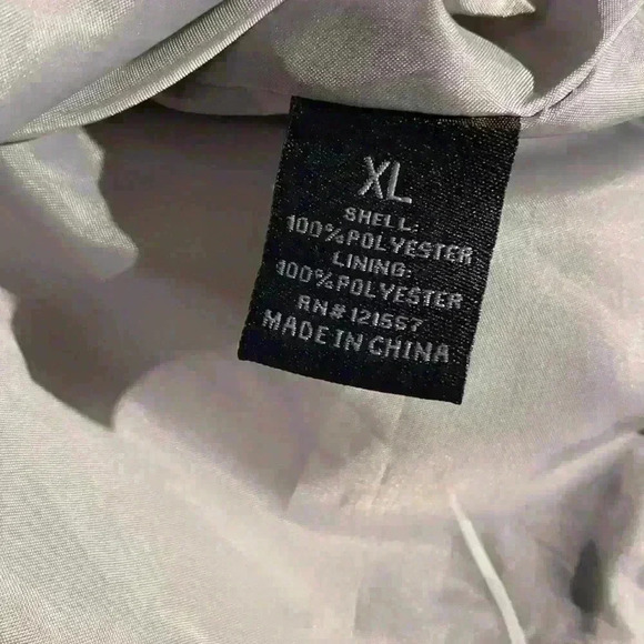 FRIED-DENIM Mens Reflector Jacket with Zipper and Pockets - Picture 7 of 7